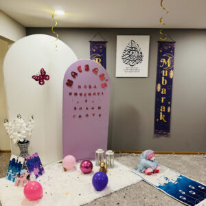 Alternative view of Arch Cover - Purple 2 set - 8ft/7ft/6ft