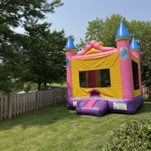 Alternative view of Princess Castle - Pink/Blue - Bounce N' Dunk