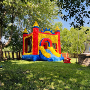 Castle Inflatable - Bounce N' Slide - Red/Blue/Yellow